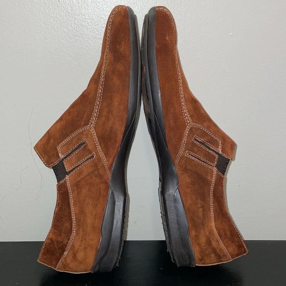 Bacco‎ Bucci Vero Cuoio Suede Slip Ons.  Made in Italy.  Size 13. - Picture 9 of 14